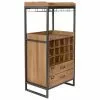 Weinregal Edgar für 15 Flaschen im Industrial Design, B 56 x H 113 cmNur noch wenige verfügbar