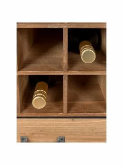 Weinregal Edgar für 15 Flaschen im Industrial Design, B 56 x H 113 cmNur noch wenige verfügbar -Esszimmer Verkäufe Weinregal Edgar fur 15 Flaschen im Industrial Design 5