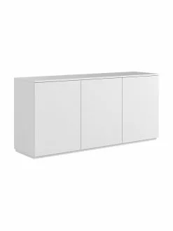 Weißes Sideboard Join mit Türen, B 180 x H 84 cm