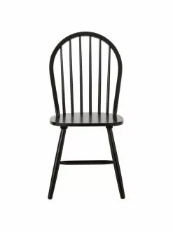 Westwing Collection Windsor-Holzstühle Megan in Schwarz, 2 Stück, B 46 x T 51 cm -Esszimmer Verkäufe Windsor Holzstuhle Megan in Schwarz 2 Stuck 3