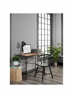 Westwing Collection Windsor-Holzstühle Megan in Schwarz, 2 Stück, B 53 x T 52 cm -Esszimmer Verkäufe Windsor Holzstuhle Megan in Schwarz 2 Stuck 7