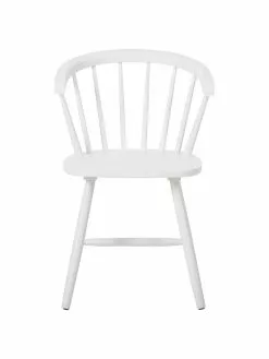 Westwing Collection Windsor-Holzstühle Megan in Weiß, 2 Stück, B 53 x T 52 cm -Esszimmer Verkäufe Windsor Holzstuhle Megan in Weiss 2 Stuck 4